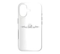 Carcasa para iPhone 17 The Coffee Line Funny Cafeine Addict Life Line Sarcástico