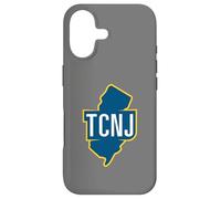 Carcasa para iPhone 17 The College of New Jersey TCNJ State Outline Logo