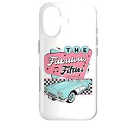 Carcasa para iPhone 17 The Fifties 1950s Car Music Checkerboard Rockabilly Sock Hop