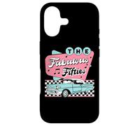 Carcasa para iPhone 17 The Fifties 1950s Car Music Checkerboard Rockabilly Sock Hop