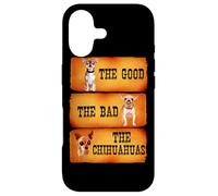 Carcasa para iPhone 17 The Good The Bad The Chihuahuas Funny Chihuahua Dog Lover