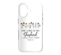 Carcasa para iPhone 17 The Lord is My Shepherd Christian Faith Bible God Psalm 23/1