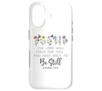 Carcasa para iPhone 17 The Lord Will Fight For You Sign Bible Verse Exodus 14:14