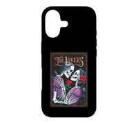 Carcasa para iPhone 17 The Lovers Tarot Card Oculto Esqueleto Rosas Gótico Besos