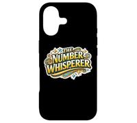 Carcasa para iPhone 17 The Number Whisperer Funny Contable Contador Contador CPA Broma