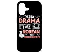 Carcasa para iPhone 17 The Only Drama I Want Is Corean with English Subtitles KPOP