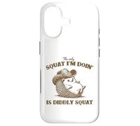 Carcasa para iPhone 17 The Only Squat I'm Doing is Diddly Squat,