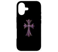 Carcasa para iPhone 17 The Pave Diamonds Amethyst Cross
