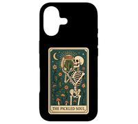 Carcasa para iPhone 17 The Pickled Soul Funny Skeleton Pickle Jar Tarot Card Vibe