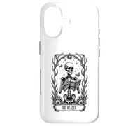 Carcasa para iPhone 17 The Reader Tarot Card Skeleton Reading Book Lover
