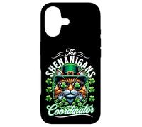 Carcasa para iPhone 17 The Shenanigans Coordinator - Funny St. Patrick’s Cat