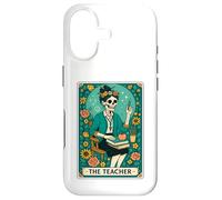 Carcasa para iPhone 17 The Teacher Tarot Card Skeleton Vintage Classroom Halloween