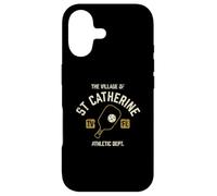Carcasa para iPhone 17 The Village of St Catherine Pickleball Diseño Envejecido