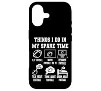 Carcasa para iPhone 17 Things I Don in my Spare Time Funny Football