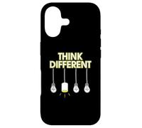Carcasa para iPhone 17 Think Different Lateral Thinking Lights Lamps Bulbs