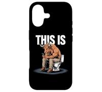 Carcasa para iPhone 17 This Bullshit Funny Bull Toilet Humorous