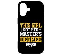 Carcasa para iPhone 17 This Girl Got Her Masters Degree Graduation Mastered It 2026