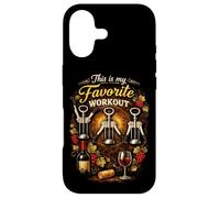 Carcasa para iPhone 17 This Is My Favorite Workout Sacacorchos Wine Lover Sommelier