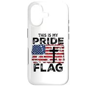 Carcasa para iPhone 17 This Is My Pride Flag Jesus Cross USA American 4 of July
