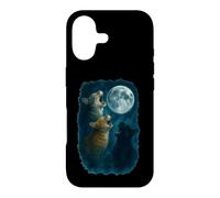Carcasa para iPhone 17 Three Cats Howling At The Moon 3 Cat Moon