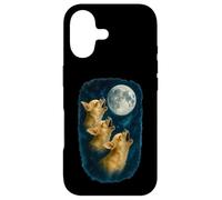 Carcasa para iPhone 17 Three Chihuahuas Howling At The Moon 3 Chihuahua Moon