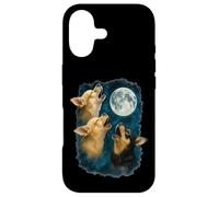 Carcasa para iPhone 17 Three Chihuahuas Howling At The Moon 3 Chihuahua Moon