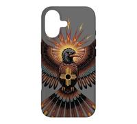 Carcasa para iPhone 17 Thunderbird Nativo Americano Mitología Southwest Bird Zia