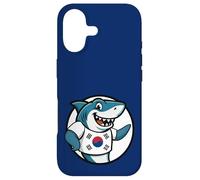 Carcasa para iPhone 17 Tiburón Bandera De Corea del Sur Divertido Coreano del Sur