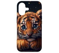 Carcasa para iPhone 17 Tiger Cub Case Baby BigCat Cute Blue Eyes Wildlife Adorable