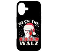 Carcasa para iPhone 17 Tim Walz Cubre Las Paredes - Suéter Feo navideño Divertido