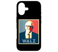 Carcasa para iPhone 17 Tim Walz Portrait Pop Art Retro Vintage