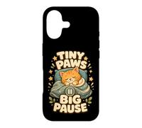 Carcasa para iPhone 17 Tiny Paws Big Pause Gato Siesta Calma