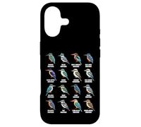 Carcasa para iPhone 17 Tipos de Martín Pescador - Martín Pescador Especies Ornitología Aves