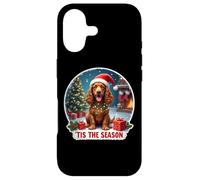 Carcasa para iPhone 17 Tis The Season Field Spaniel Dog, Feliz Navidad, mamá, papá, diversión