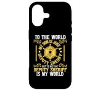 Carcasa para iPhone 17 To The World My Son Is Just A Adjunto Sheriff - Mamá Orgullosa
