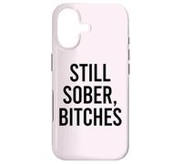 Carcasa para iPhone 17 TODAVÍA Sober, Perras Gracioso Celebra Sobriedad Meme Sarcástico