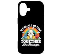 Carcasa para iPhone 17 Todos Estamos Juntos como rehenes Humor sarcástico