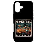 Carcasa para iPhone 17 Tokio Japón Midnight Train Vintage Rail Otaku Fan Souvenir