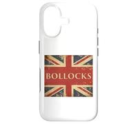 Carcasa para iPhone 17 Tonterías, Divertida Jerga británica, Inglaterra, Union Jack, Reino Unido