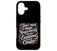 Carcasa para iPhone 17 Too Short To Ride Your Emotional Roller Coaster -