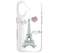 Carcasa para iPhone 17 Torre Eiffel I Love Paris Souvenir Francia París París