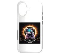 Carcasa para iPhone 17 Total Solar 12 de Agosto de 2026 Totalidad Eclipse Divertido Sol Mapache