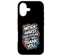 Carcasa para iPhone 17 Trabaja Duro, tu yo Futuro te lo agradecerá - Motivación