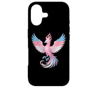 Carcasa para iPhone 17 Transgender Phoenix Bird Trans Pride Flag Rising from Ashes