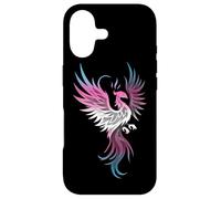 Carcasa para iPhone 17 Transgender Phoenix Bird Trans Pride Flag Rising from Ashes
