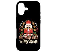 Carcasa para iPhone 17 Travieso Cascanueces Pon Tus Nueces En Mi Boca Divertido Navidad