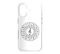 Carcasa para iPhone 17 Treble Clef Circle of Fifths - Camiseta de Regalo para músico