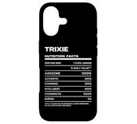 Carcasa para iPhone 17 Trixie Datos de Nutrición Nombre Gracioso