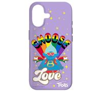 Carcasa para iPhone 17 Trolls Choose Love Rainbow