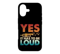 Carcasa para iPhone 17 Trompetista Músico Amante de la música Sí, Tiene Que ser Fuerte